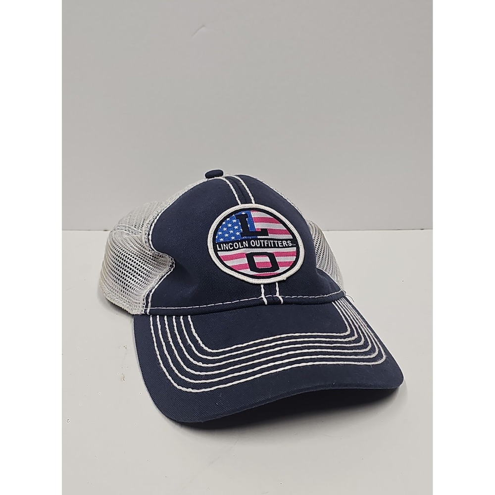 Lincoln Outfitters Blue Mesh Hat Snapback Ball Cap
